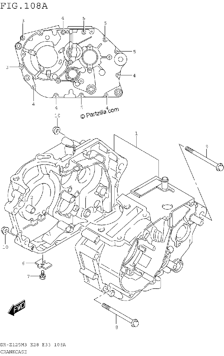 Diagrama de CRANKCASE