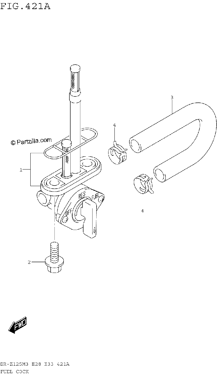 Diagrama de FUEL COCK
