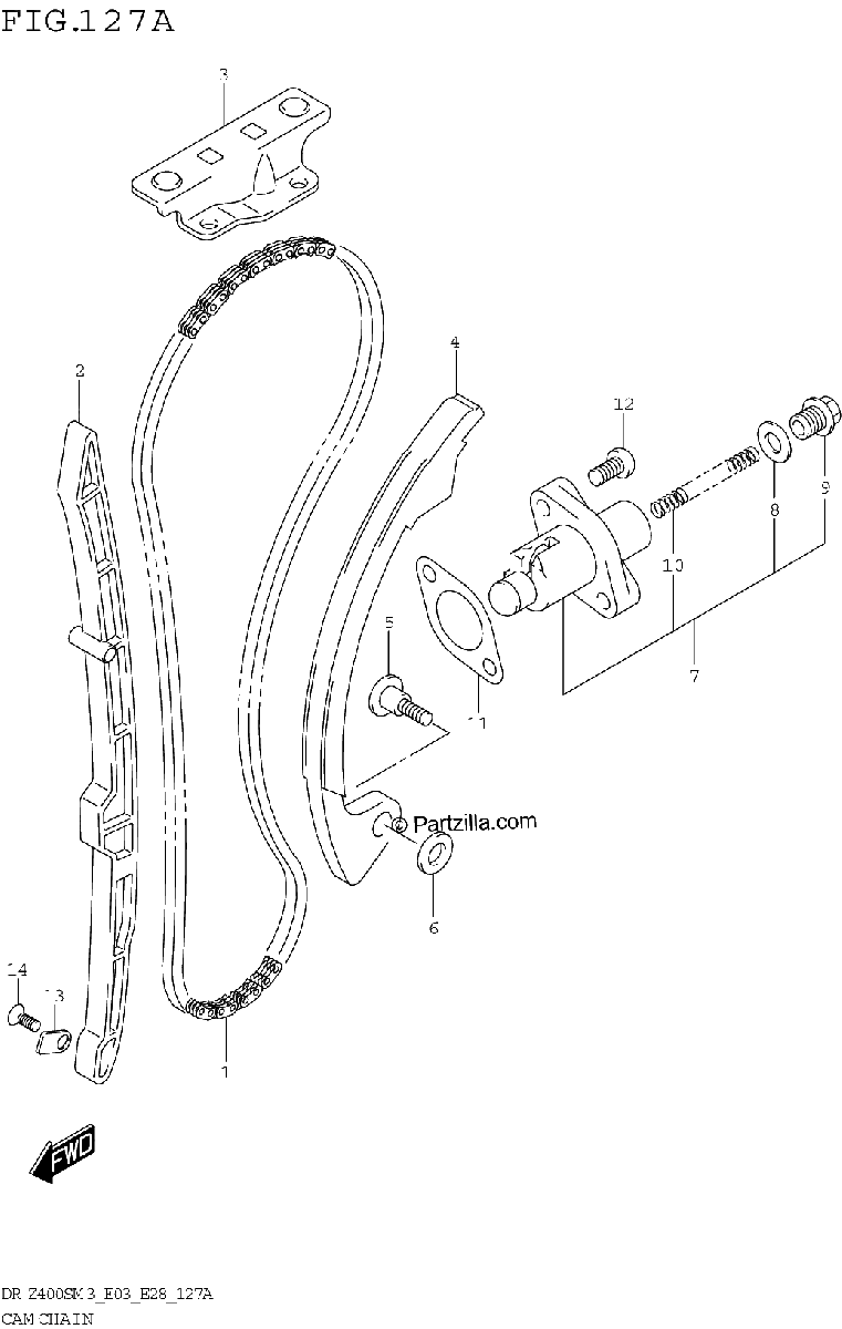 Diagrama de CAM CHAIN