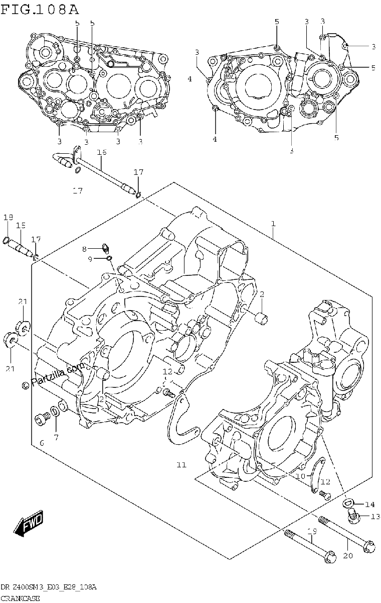 Diagrama de CRANKCASE