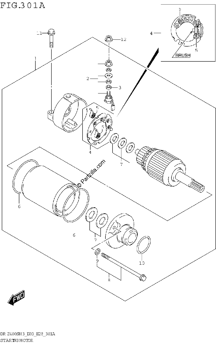 Diagrama de STARTING MOTOR