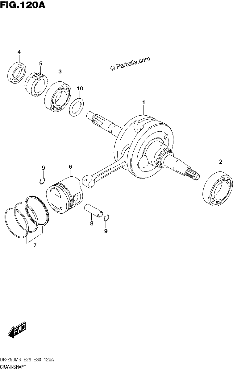 Diagrama de CRANKSHAFT
