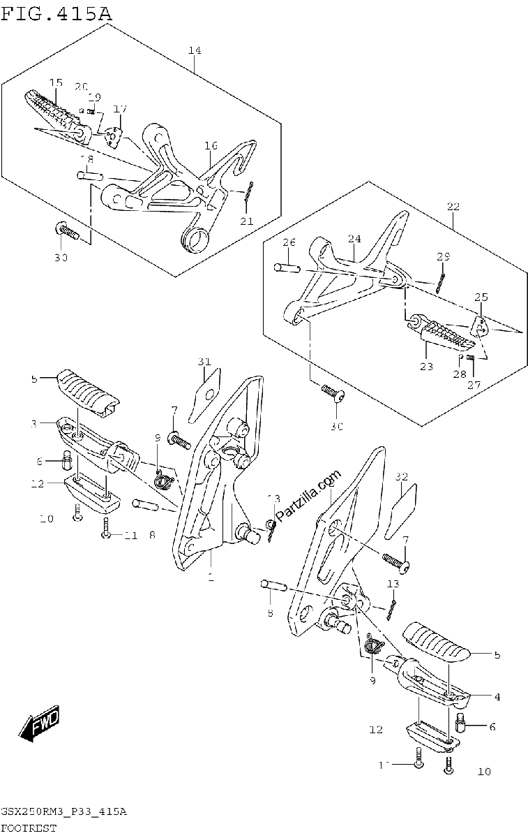 Diagrama de FOOTREST