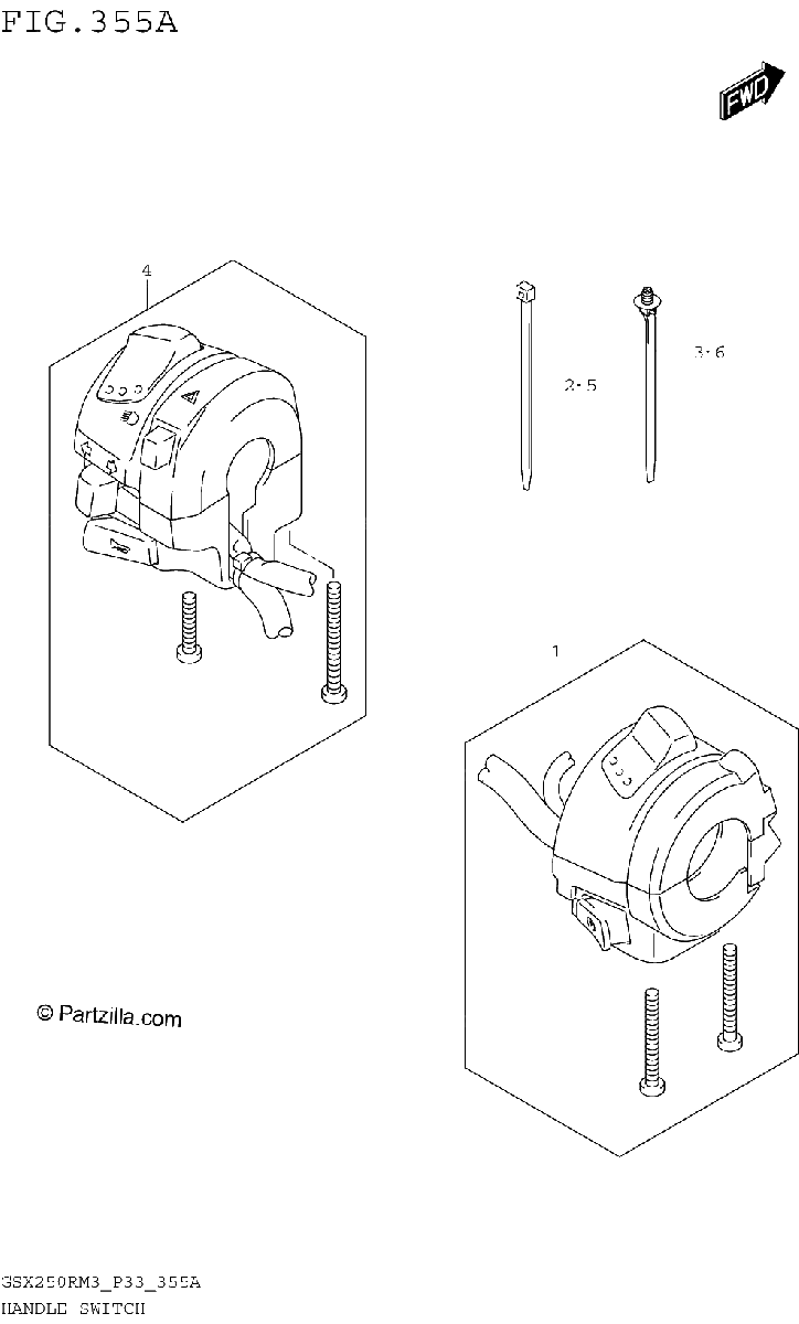 Diagrama de HANDLE SWITCH