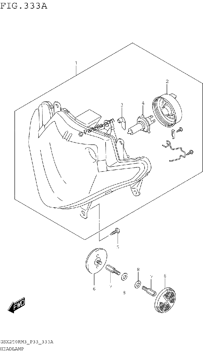 Diagrama de HEADLAMP