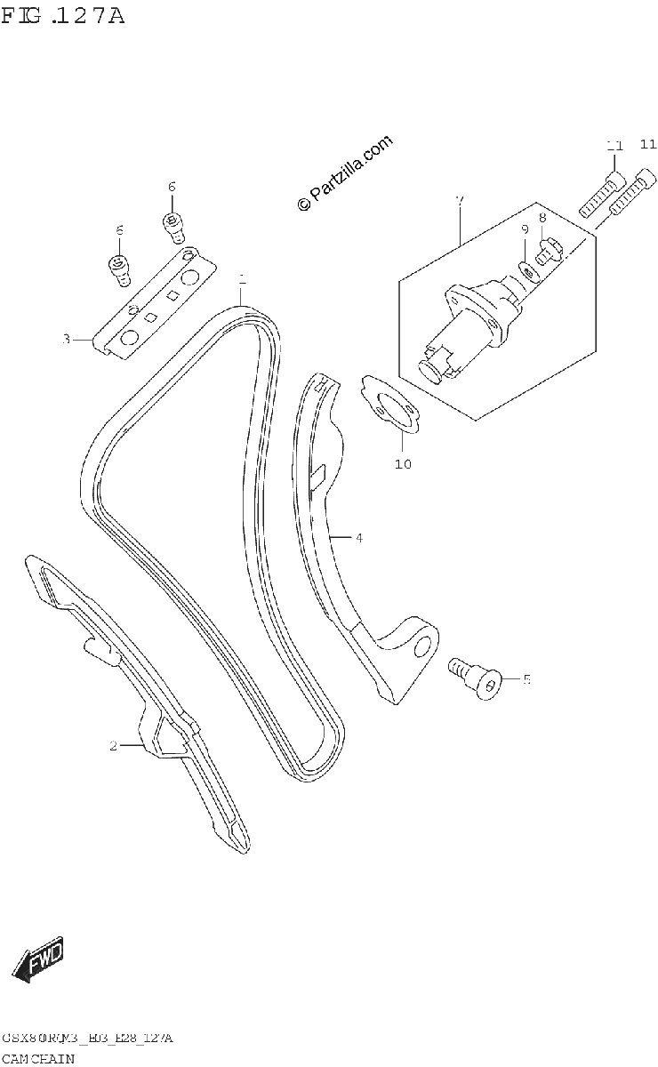 Diagrama de CAM CHAIN