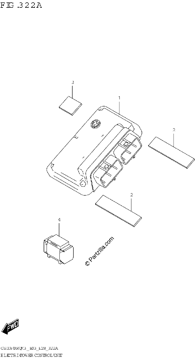 Diagrama de ELECTRIC POWER CONTROL UNIT