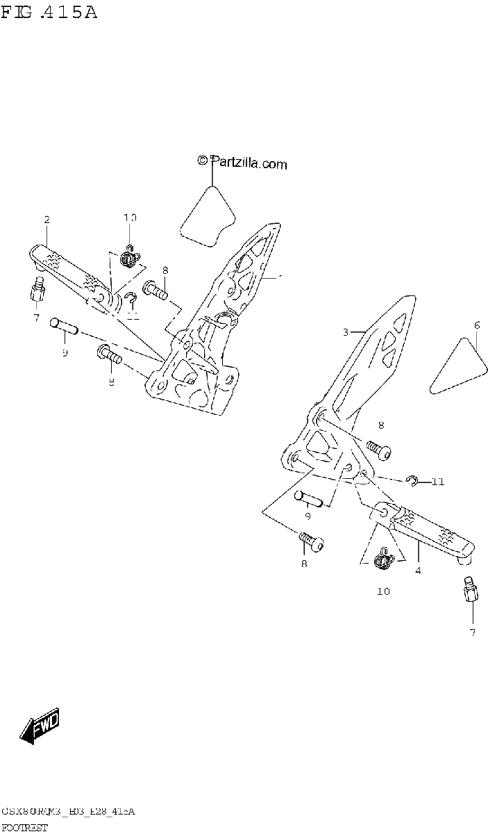 Diagrama de FOOTREST