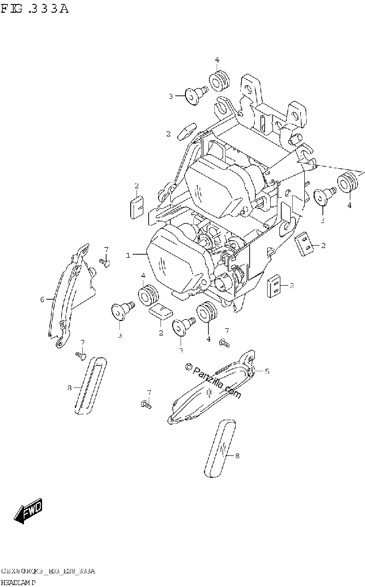Diagrama de HEADLAMP