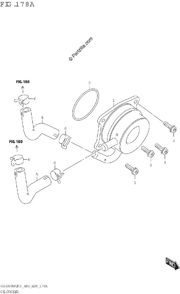 Diagrama de OIL COOLER