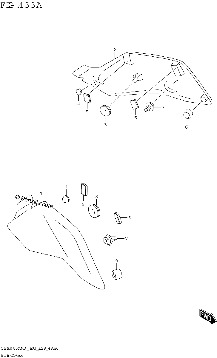 Diagrama de SIDE COVER