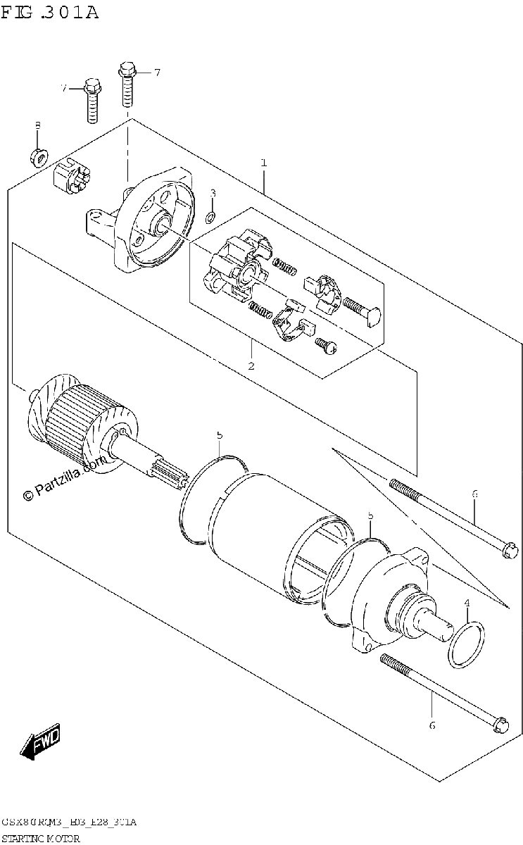 Diagrama de STARTING MOTOR