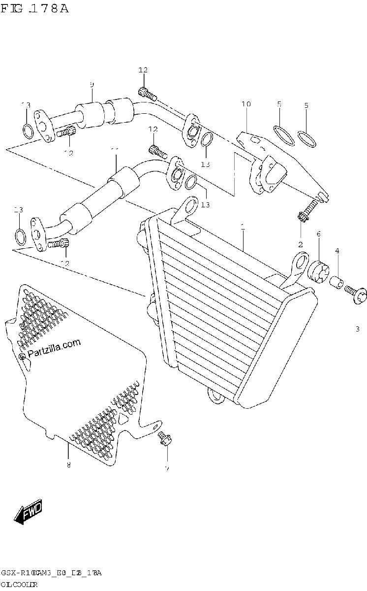 Diagrama de OIL COOLER