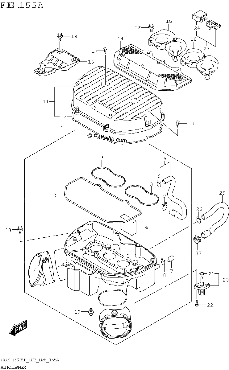 Diagrama de AIR CLEANER