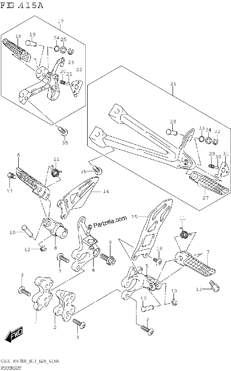 Diagrama de FOOTREST