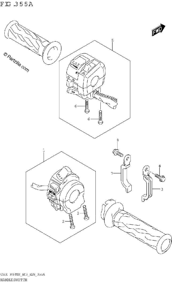Diagrama de HANDLE SWITCH