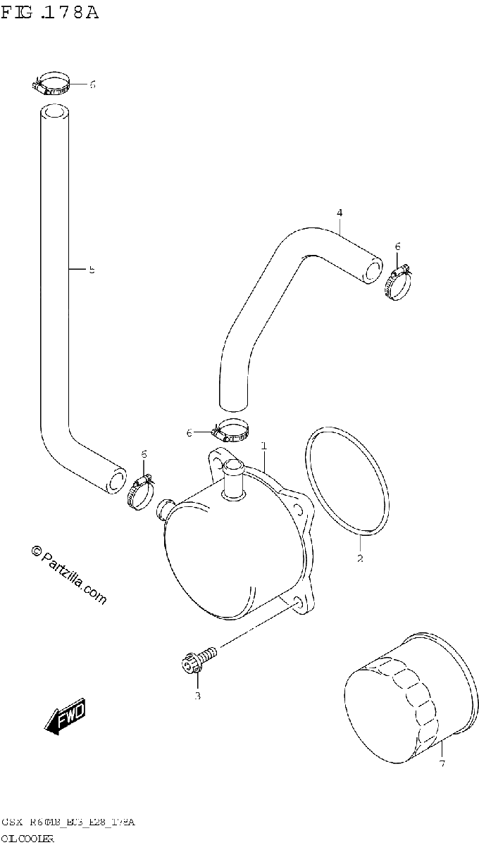 Diagrama de OIL COOLER