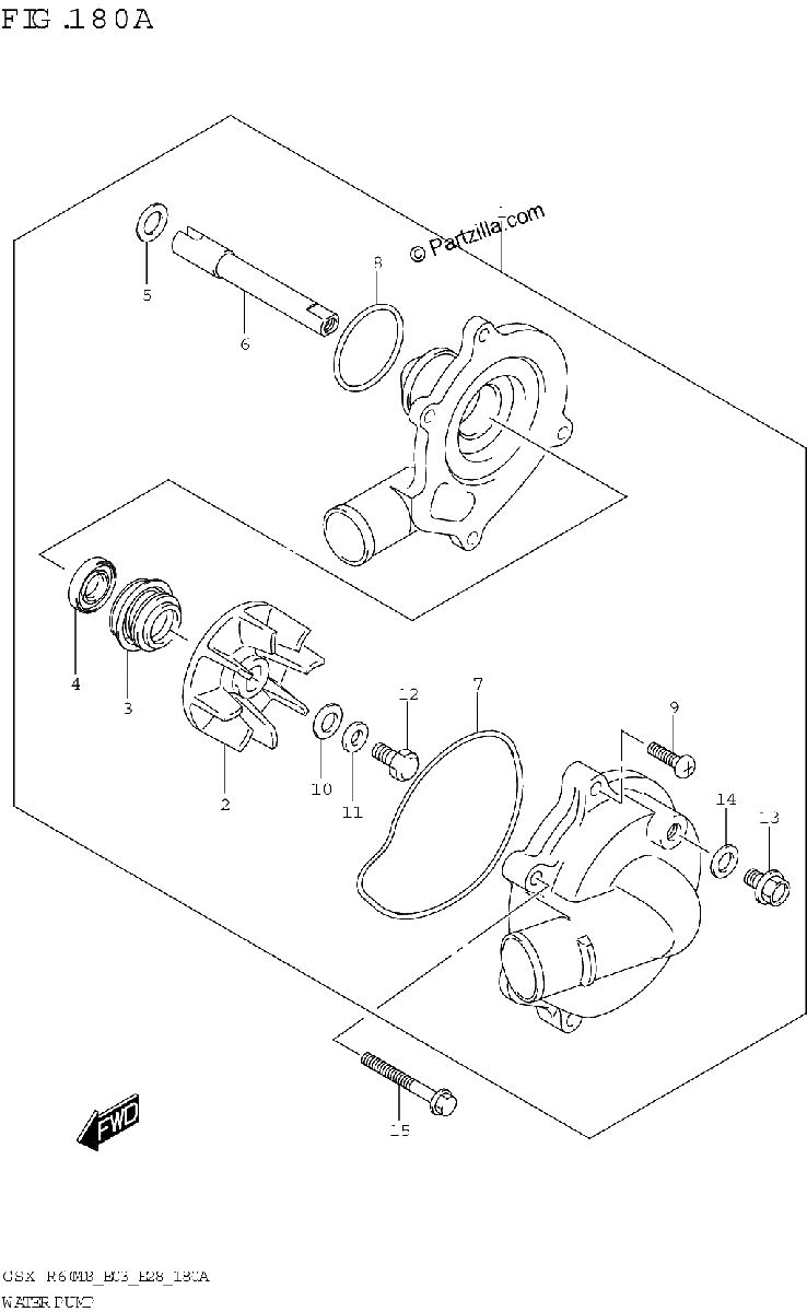 Diagrama de WATER PUMP