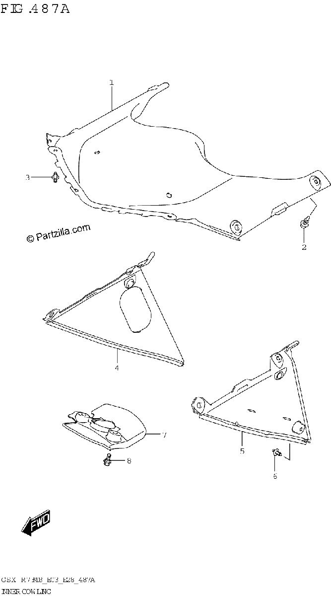 Diagrama de INNER COWLING