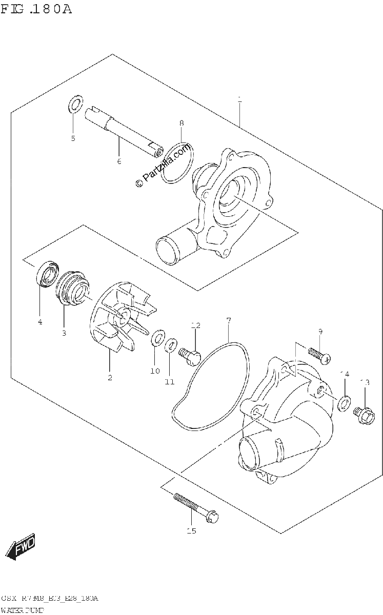 Diagrama de WATER PUMP