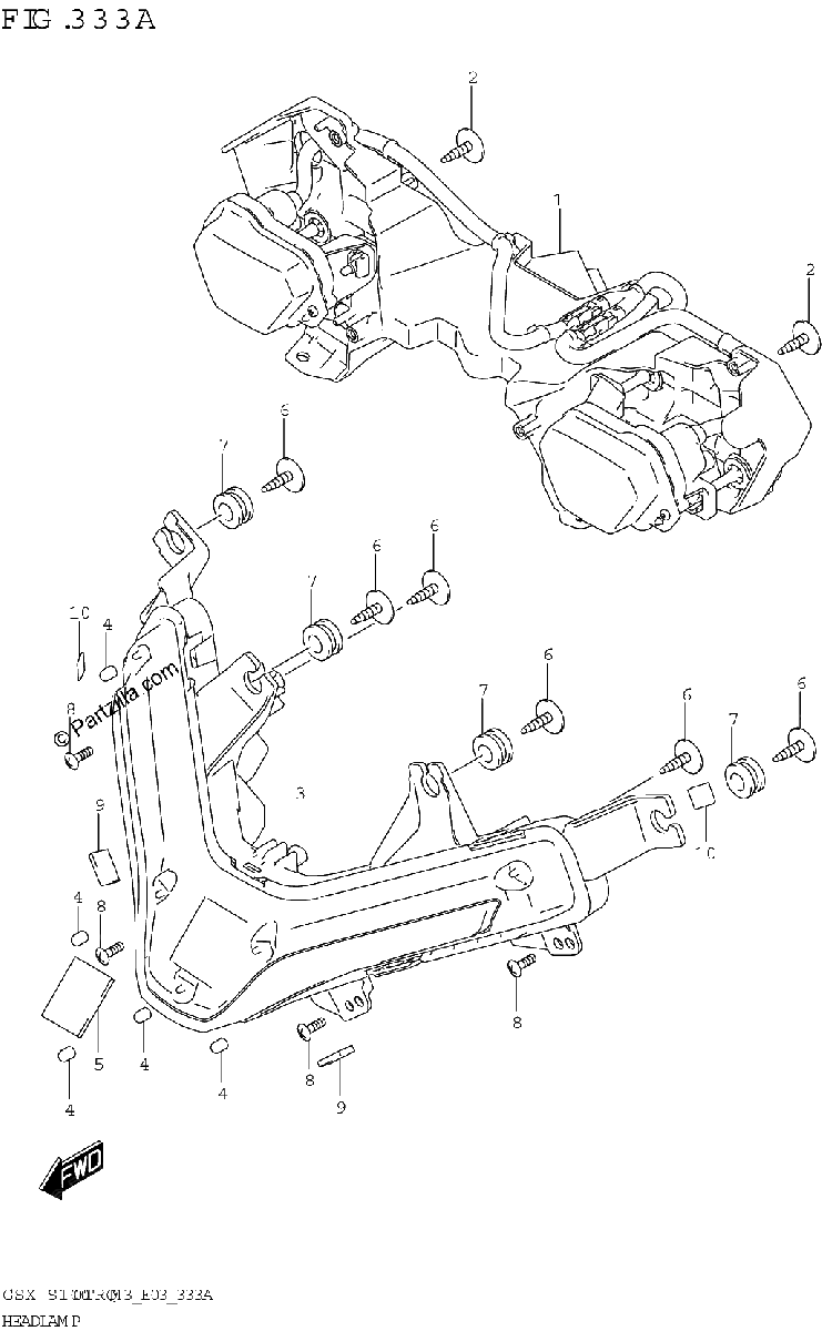 Diagrama de HEADLAMP