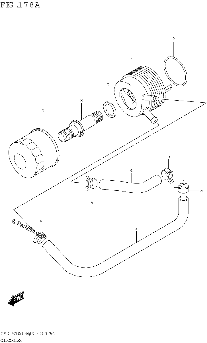 Diagrama de OIL COOLER