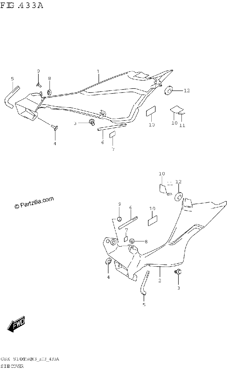 Diagrama de SIDE COVER