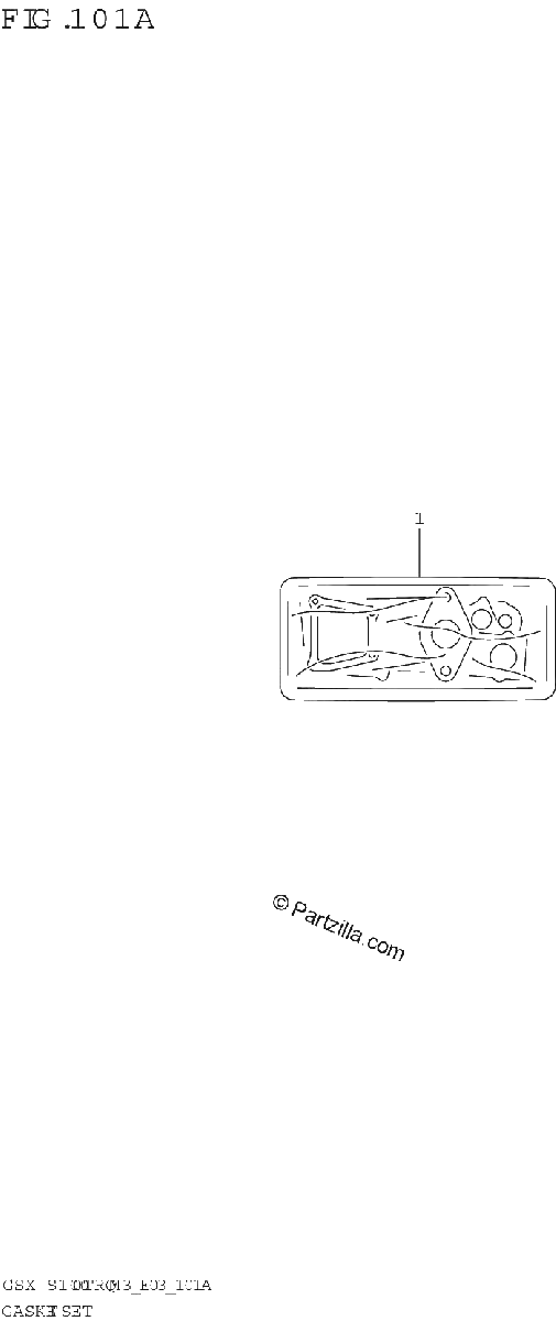Diagrama de GASKET SET