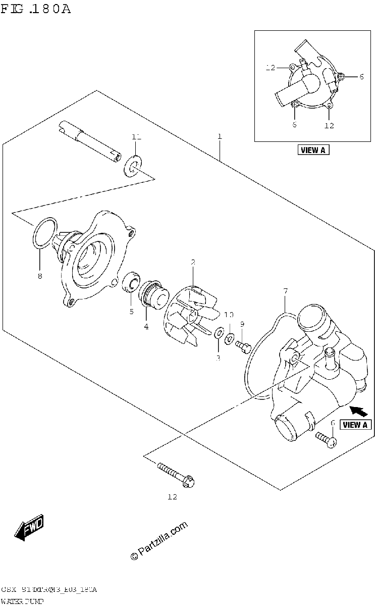 Diagrama de WATER PUMP