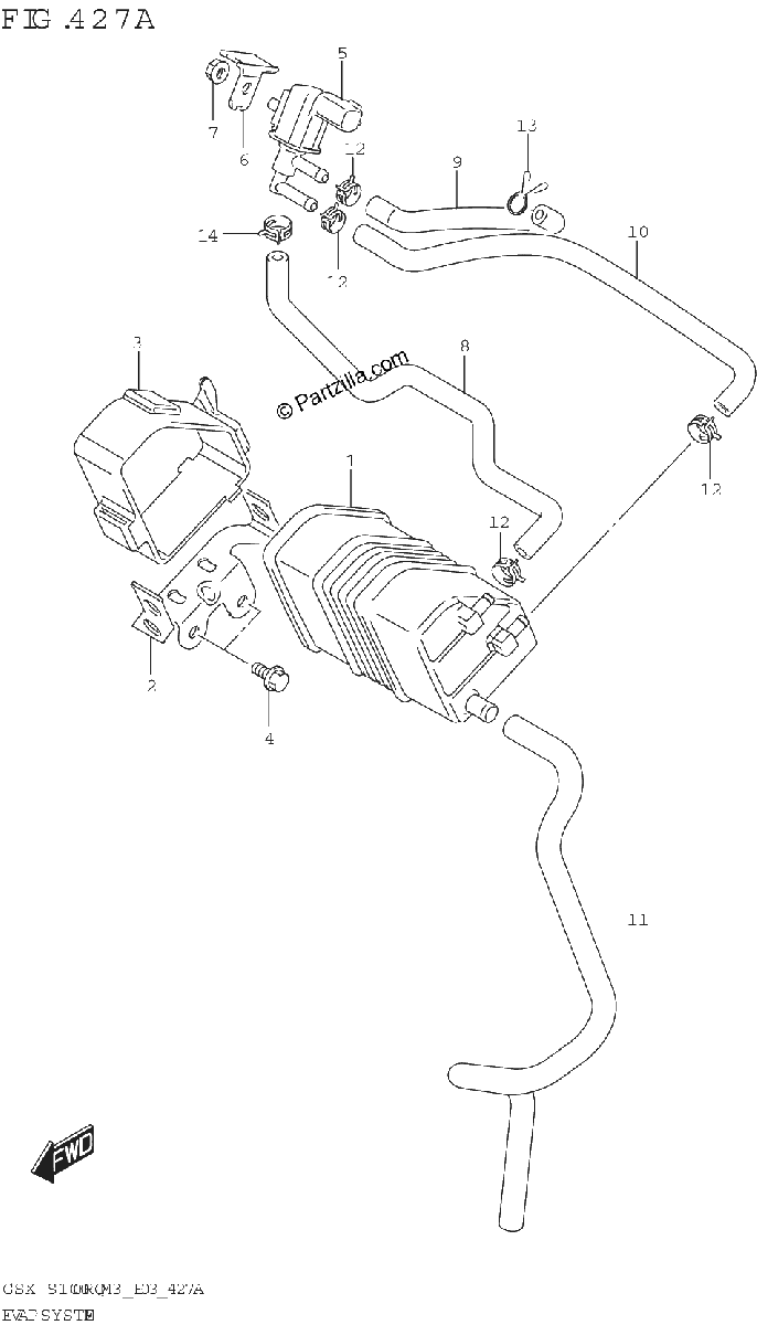 Diagrama de EVAP SYSTEM E33