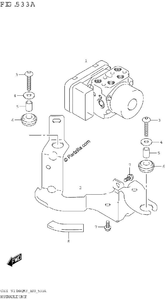 Diagrama de HYDRAULIC UNIT