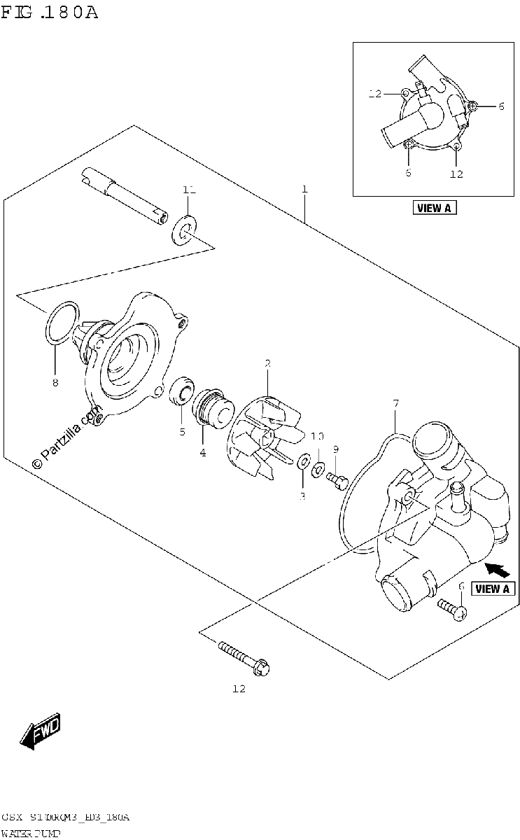 Diagrama de WATER PUMP