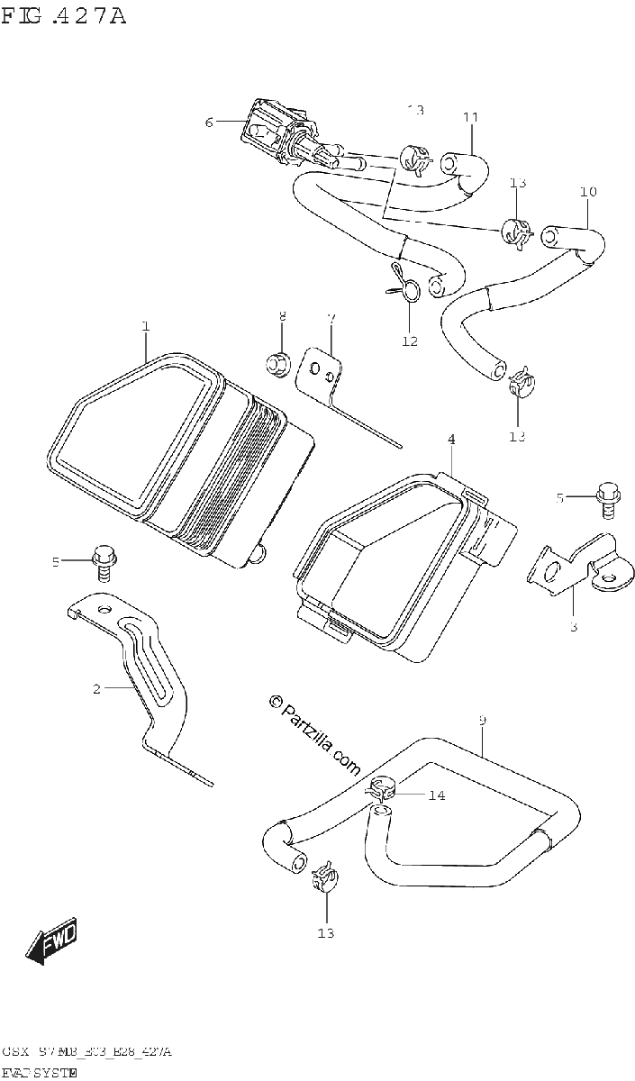 Diagrama de EVAP SYSTEM E33