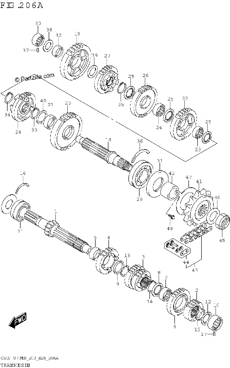 Diagrama de TRANSMISSION