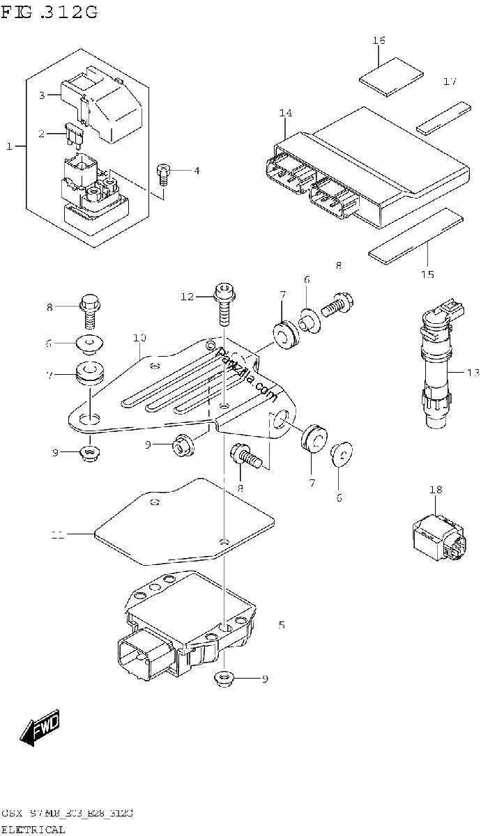 Diagrama de ELECTRICAL E28