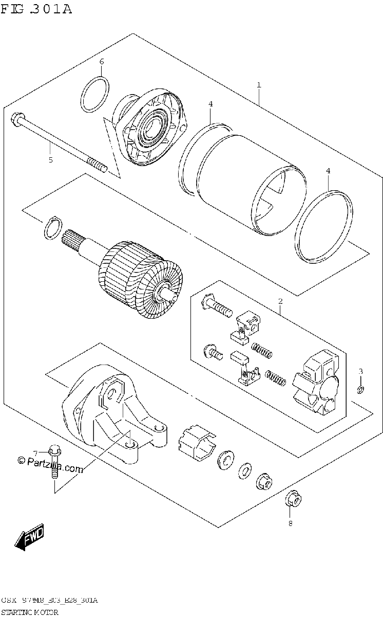 Diagrama de STARTING MOTOR