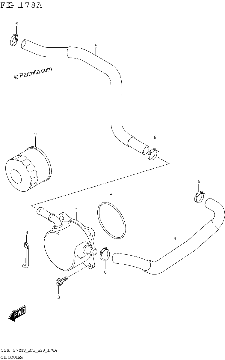 Diagrama de OIL COOLER