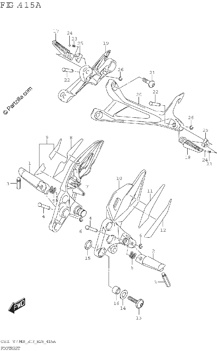 Diagrama de FOOTREST