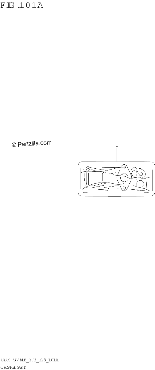 Diagrama de GASKET SET
