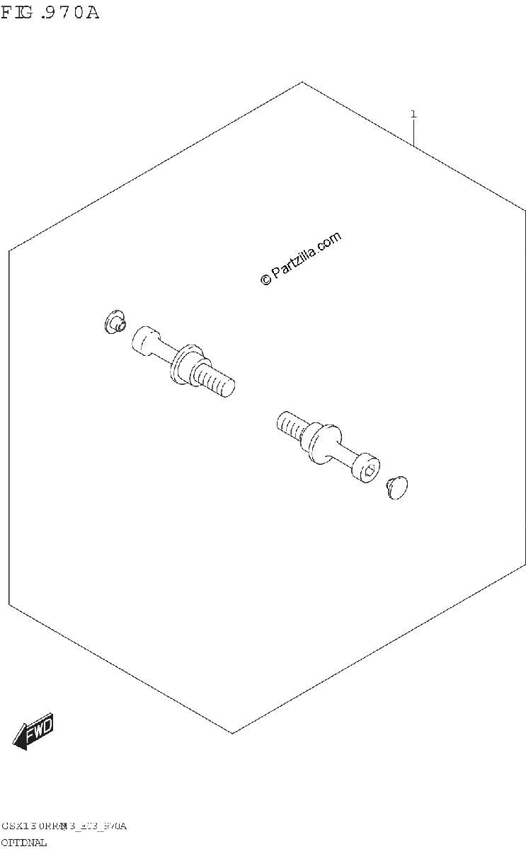 Diagrama de OPTIONAL SEAT RAIL HOOKSET