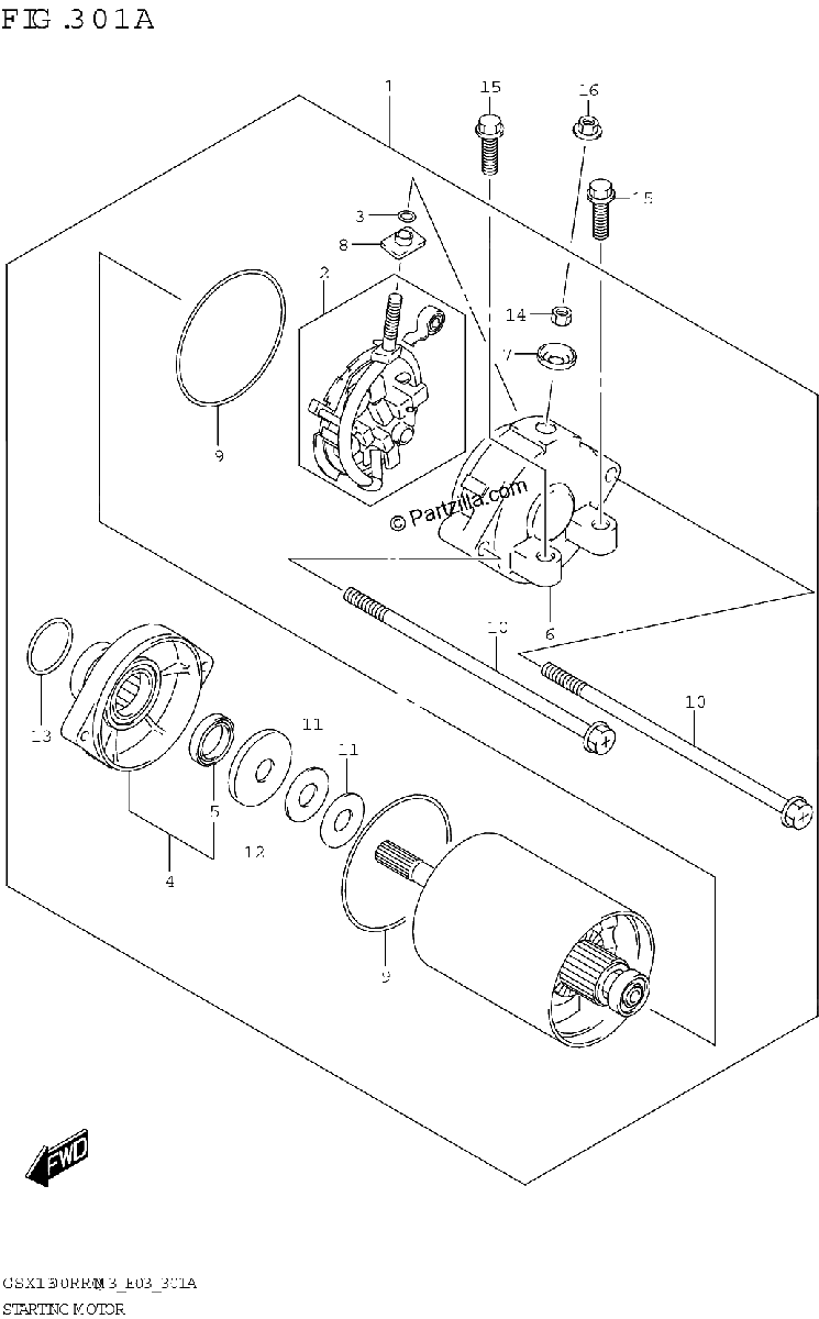 Diagrama de STARTING MOTOR