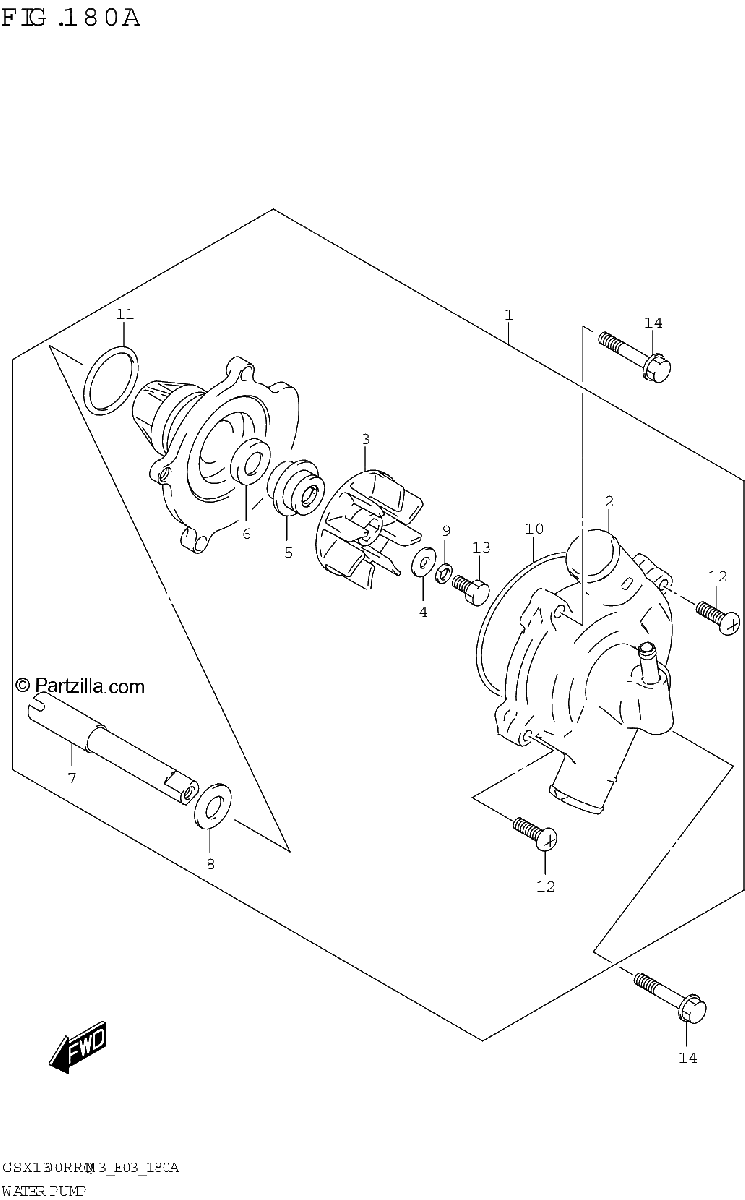 Diagrama de WATER PUMP