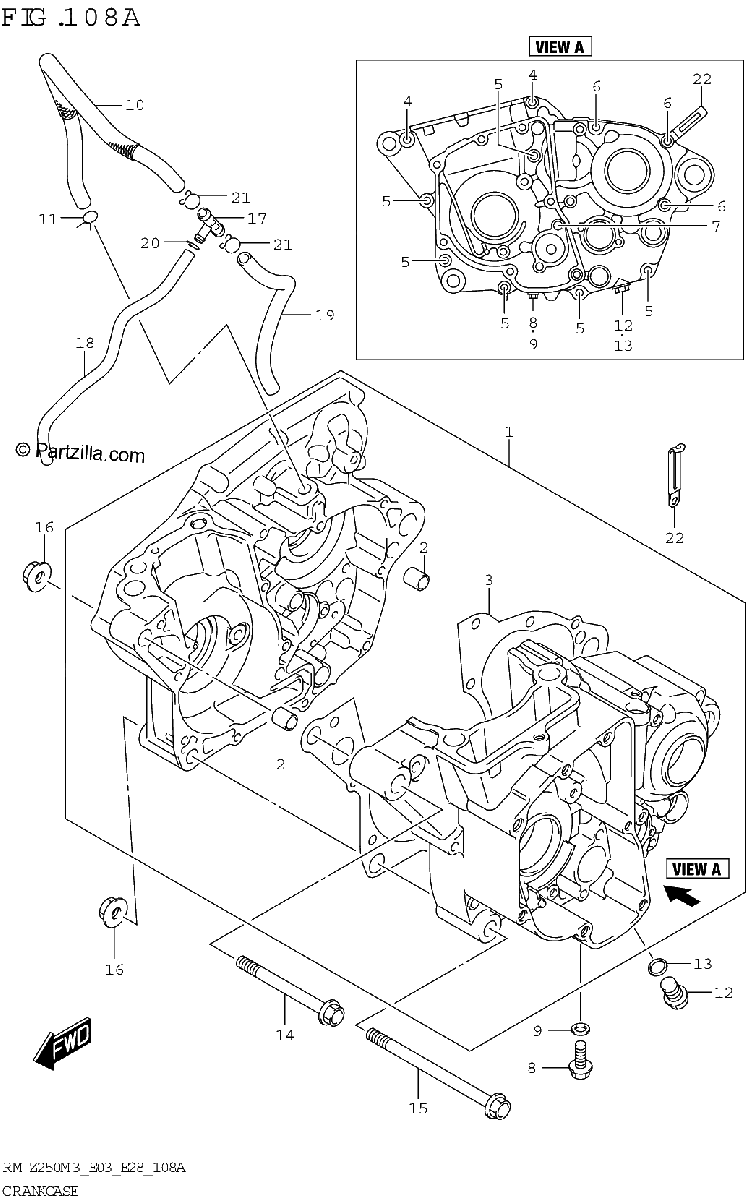 Diagrama de CRANKCASE