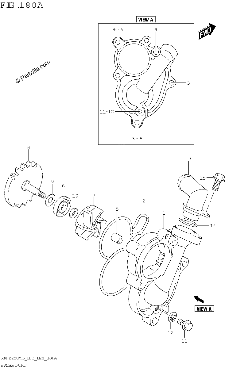 Diagrama de WATER PUMP