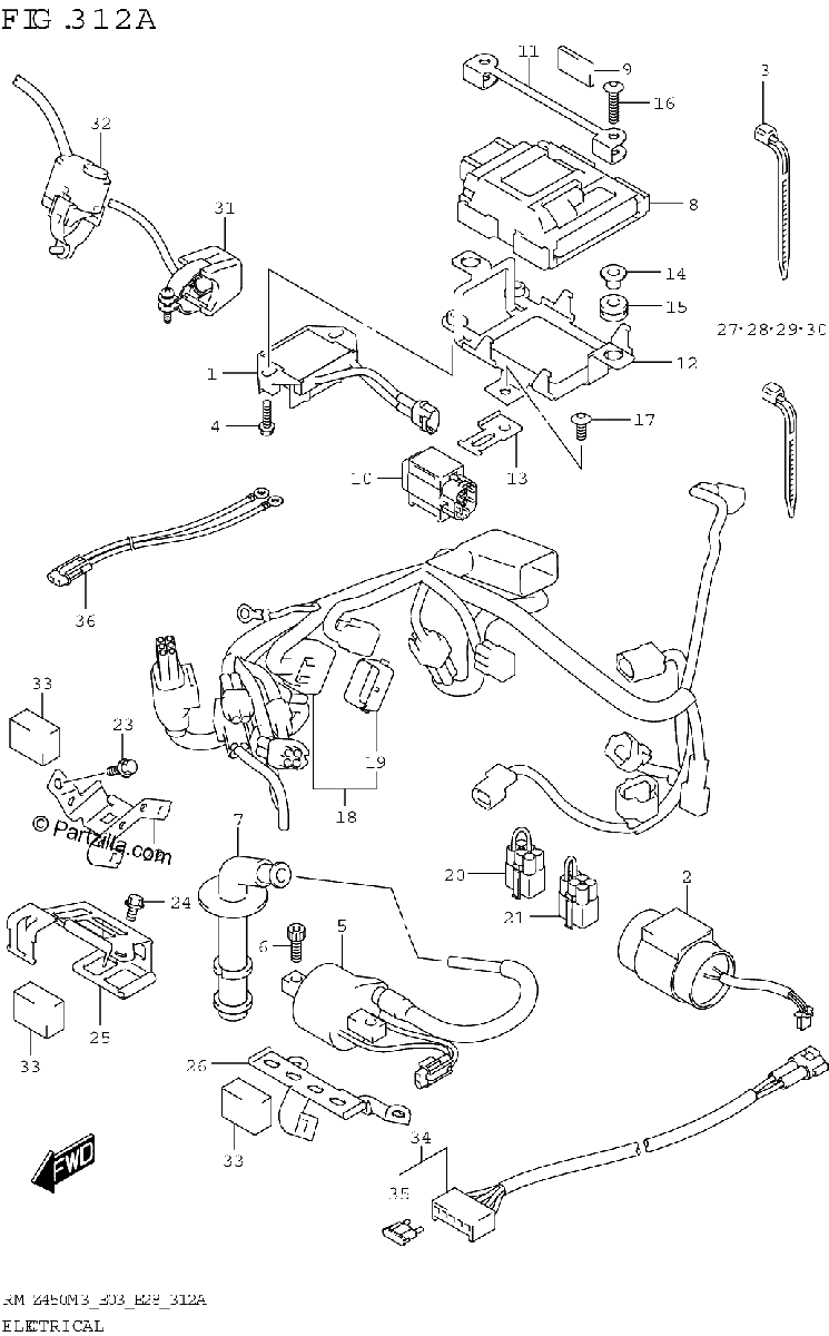 Diagrama de ELECTRICAL E28