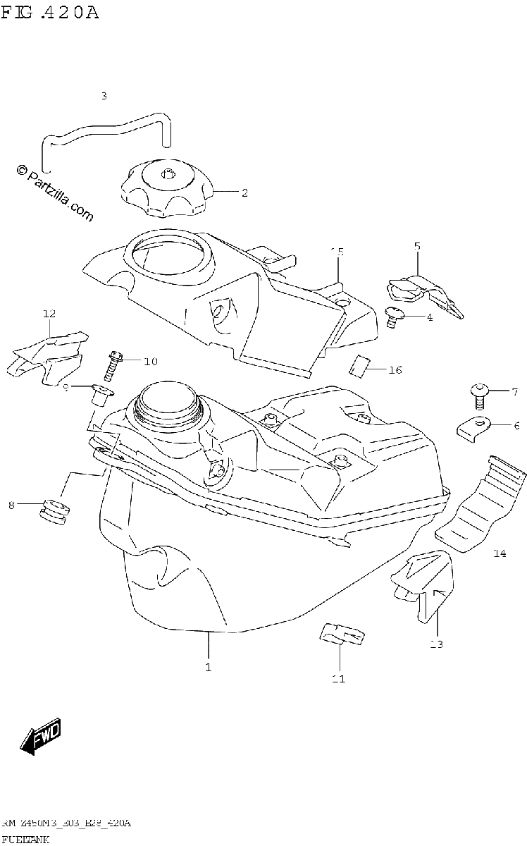 Diagrama de FUEL TANK