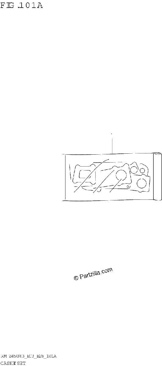 Diagrama de GASKET SET