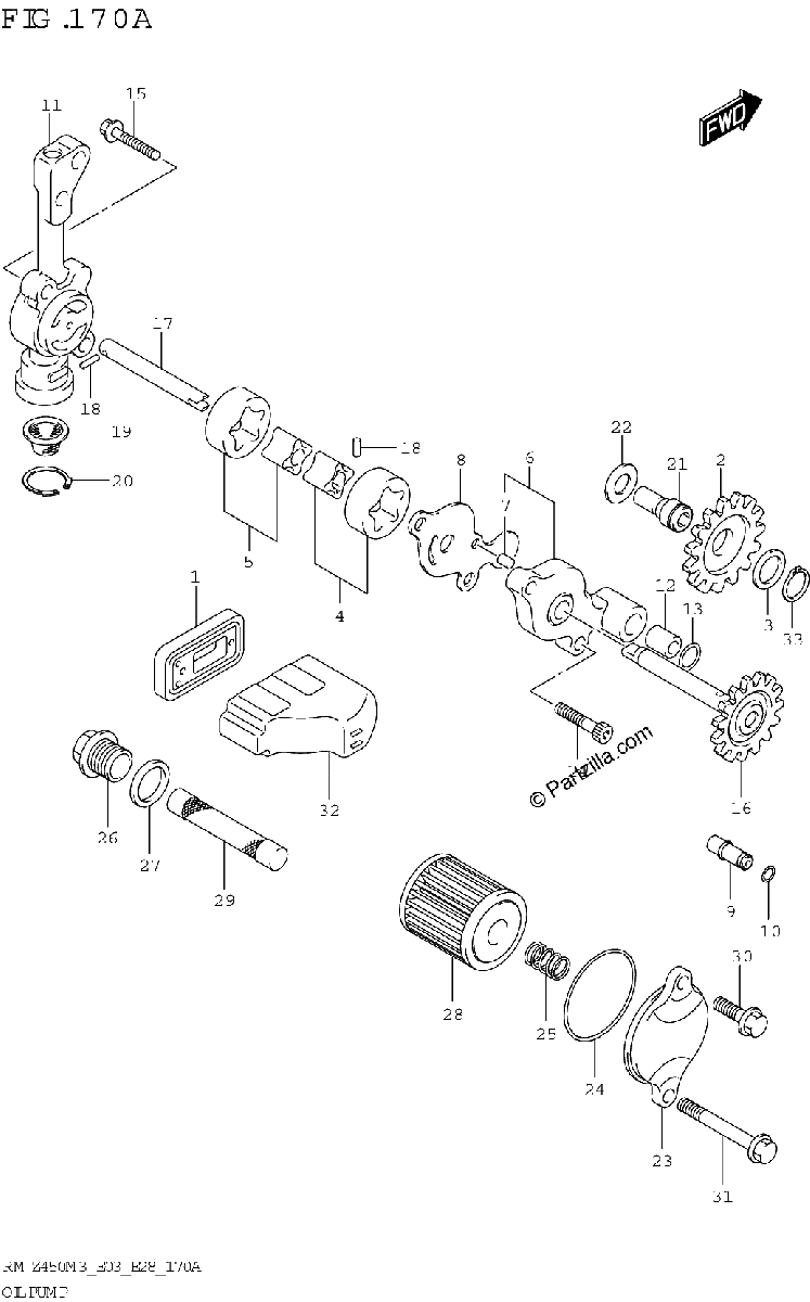 Diagrama de OIL PUMP