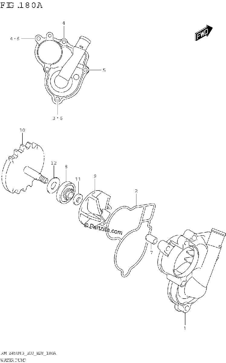 Diagrama de WATER PUMP