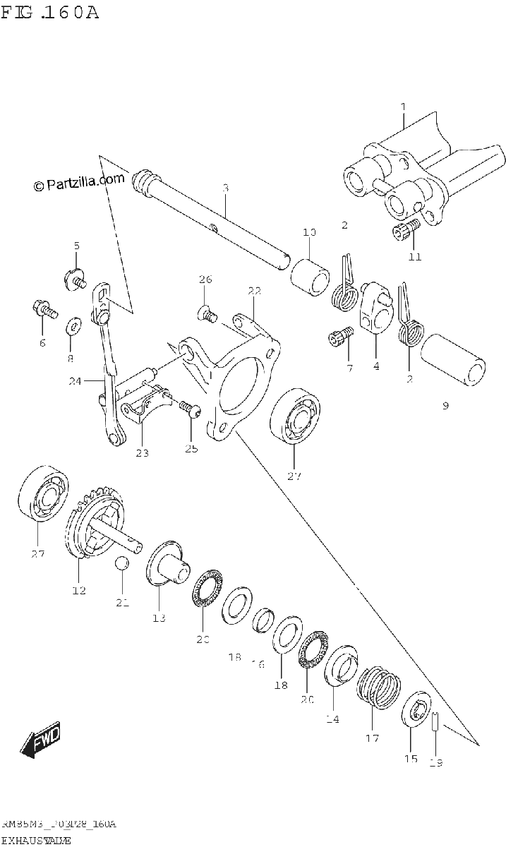 Diagrama de EXHAUST VALVE